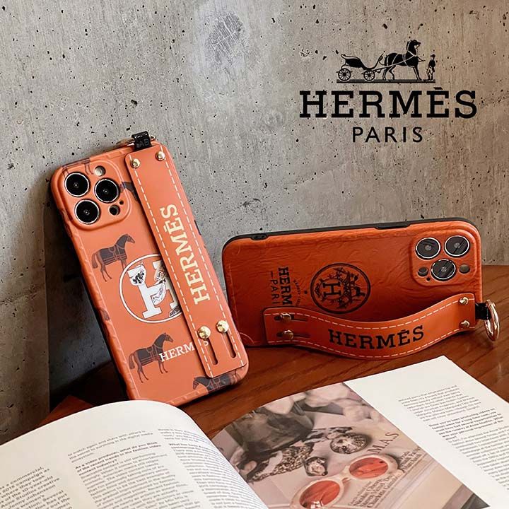 エルメス hermes iphone 15pro maxケース 手首バンド